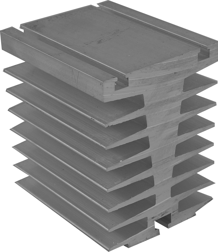 GFIN(H21) Heatsink, Full length  or cut to order Milled or Raw Finish
