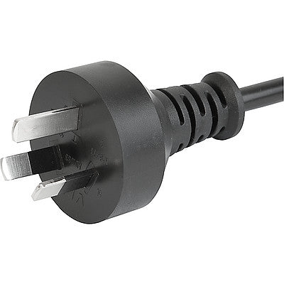 6051.2070, Australia, V-Lock cord retaining, 1.5 m, Connector IEC C13, V-75, black 10A 10mm C13 Black/Yellow(V-Lock)