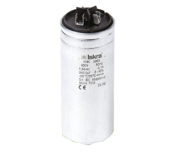 KNK5065 2.5KVAR 525V 50HZ ND, Power Factor Correction Capacitor, 3 Phase, Oil Filled, 3 x 9.6uF, Includes Discharge Resistor
