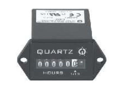 LA22F1 90-264VAC, Hours Run Meter 90-264VAC, 37x24mm Panel Mount, with two Mounting Holes Bezel
