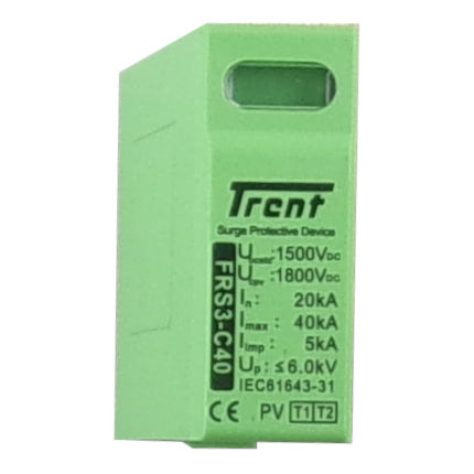 M-FRS3-C40-1500R, MODULE ONLY FOR 1500VDC Surge Protection Device, Type 1 (Class I) + Type 2 (Class II) 40kA