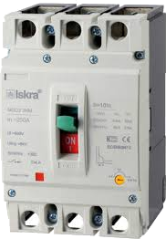 FGM6SM-3P-125H 125A, 3 Pole Moulded Case Circuit Breaker (MCCB) Thermal and Magnetic, Adjustable Type ICS=25kA 125 Amp, 400/690VAC