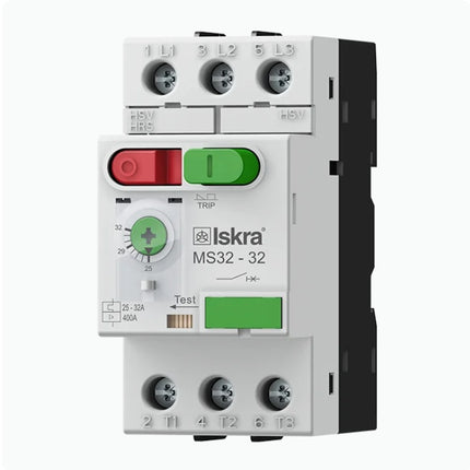 MS32-4, Motor Protection Switch, 3 Phase, 690VAC, 2.5 - 4 Amp Setting Range, Thermal Release Only