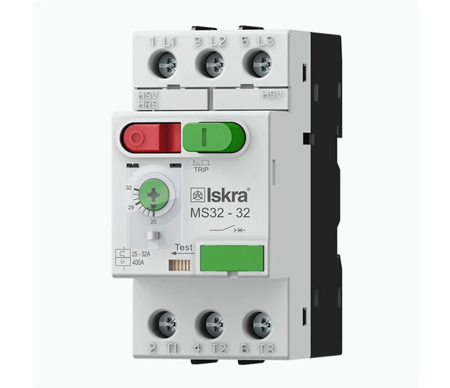 MS32-4, Motor Protection Switch, 3 Phase, 690VAC, 2.5 - 4 Amp Setting Range, Thermal Release Only