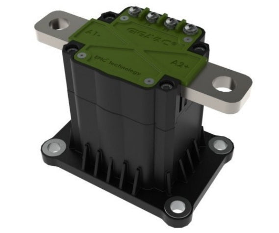 MX46CDB, Contactor SPST-NO, 600+ AMP, 12-48VDC, 24VDC Coil, M4 Coil Screw, SPST-NO Auxiliary Contact, IP67, IP69K