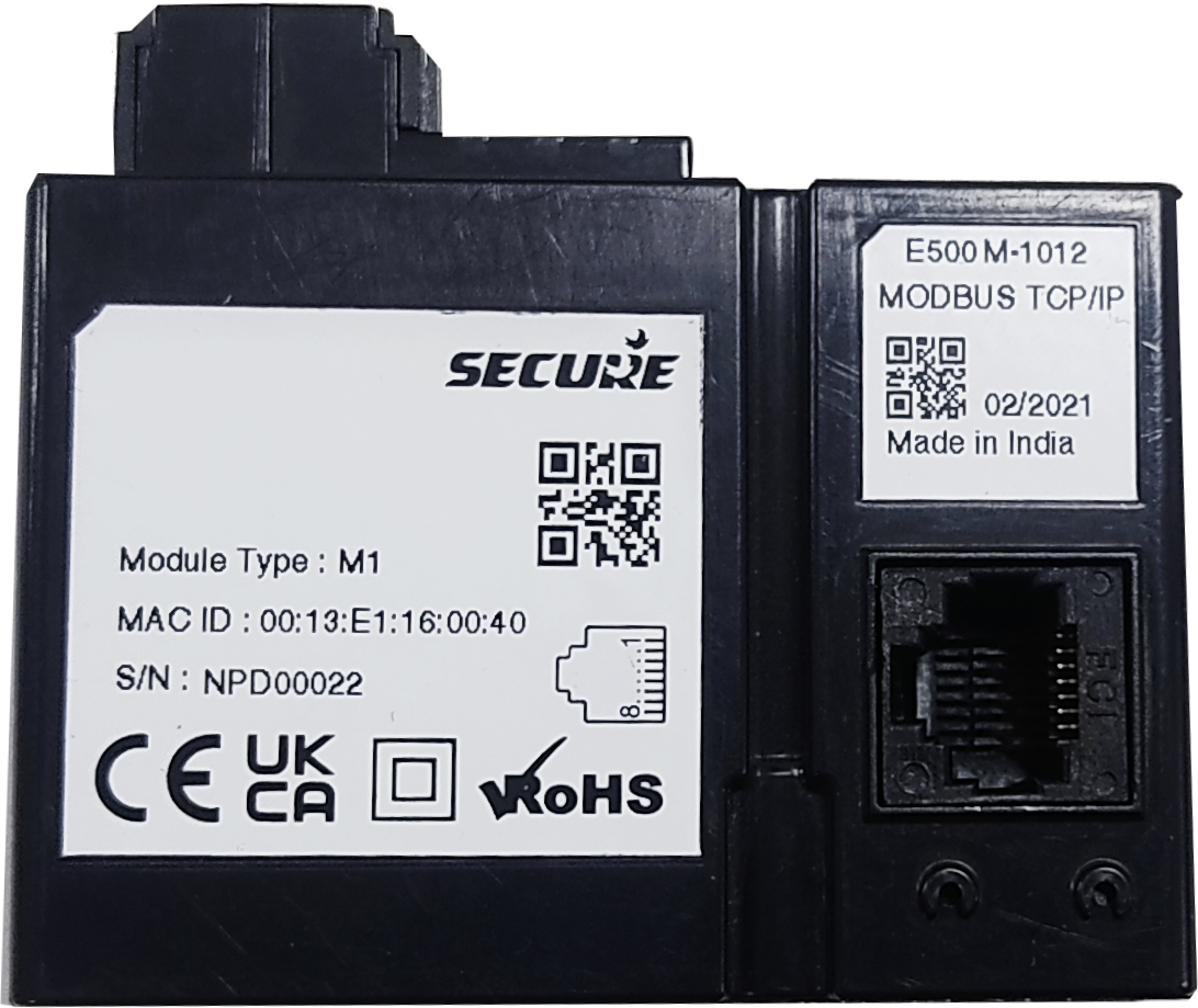 E500M-1012, Modbus TCP/IP Module for Secure, Elite 500 Series