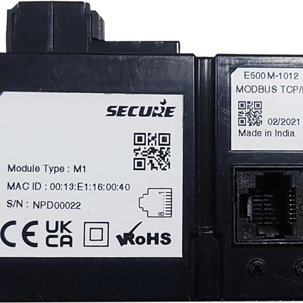E500M-1022, Modbus TCP/IP Gateway Module for Secure, Elite 500 Series