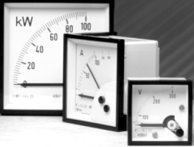 D72SD CT30/5 0/5/10, Moving Coil Ammeter, 0-30 Amp RMS Measurement, Class 1.5