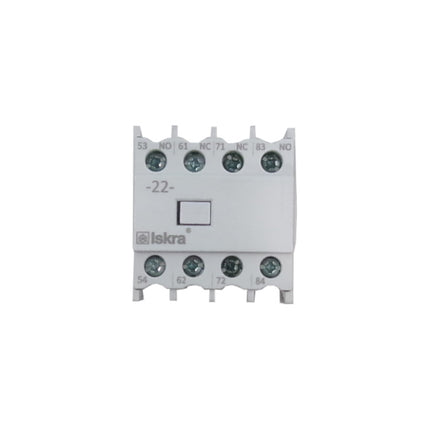 NDN2-22, 6 Amp Snap on Auxiliary Contacts, 2 x NO, 2 x NC for KNN16 tio KNN150 Contactors