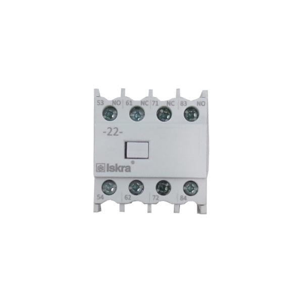 NDN2-22, 6 Amp Snap on Auxiliary Contacts, 2 x NO, 2 x NC for KNN16 tio KNN150 Contactors