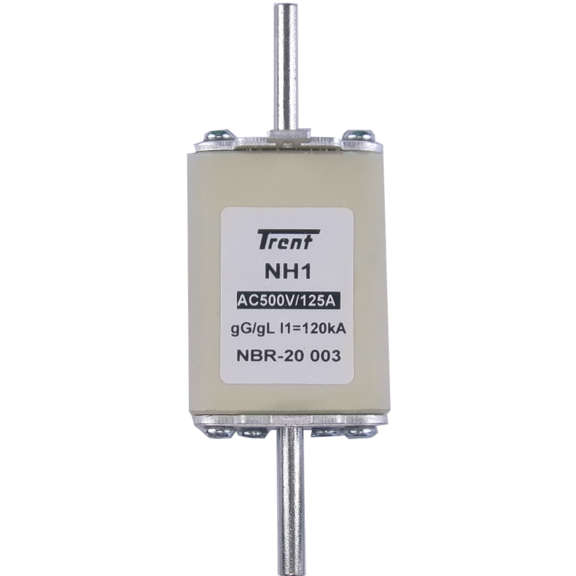 NBR-20 003 13-100A-500V-120kA-NH1, Semiconductor Type gG/gL Fuse, 100 Amp, 120kA, 500VAC, NH1, 150 x 46 x 29.5mm
