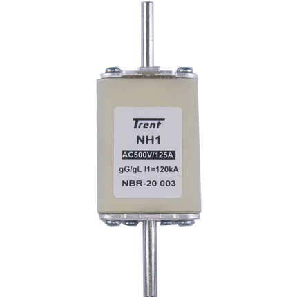 NBR-20 003 13-16A-500V-120kA-NH1, Semiconductor Type gG/gL Fuse, 125 Amp, 120kA, 500VAC, NH1, 150 x 46 x 29.5mm