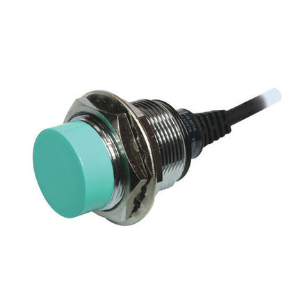 UP30RD-15NA-C, Inductive Proximity Sensor M30 Cylindrical Unshielded, 15mm Sensing Distance (0-12mm Set), 12-24VDC NPN Output, Normally Open NO, Connector Type