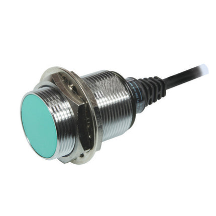 UP30RM-10NA-C, Inductive Proximity Sensor M30 Cylindrical Shielded, 10mm Sensing Distance (0-8mm Set), 12-24VDC NPN Output, Normally Open NO, Connector Type