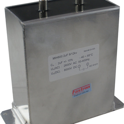 PPM 800-2.0 r (K) Snubber Capacitor 195 x 80 x 210mm 8kVDC, 2.6kVAC 2uF, Railway Grade, Replaces ABB MIH800-2