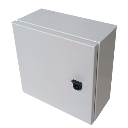 RODN303015, Steel Enclosure, 300mmH x300mmW x 150mmD, IP66, RAL 7035 Gray 1.5mm Galvanised Steel