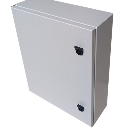 RODN504015, Steel Enclosure, 500mmH x400mmW x 150mmD, IP66, RAL 7035 Gray 1.5mm Galvanised Steel