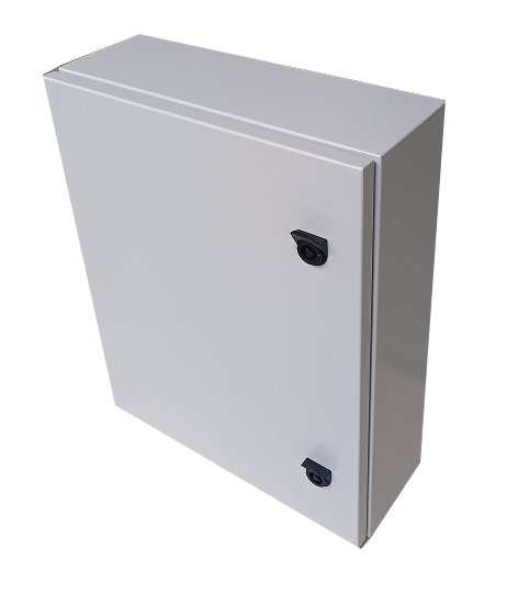 RODN504015, Steel Enclosure, 500mmH x400mmW x 150mmD, IP66, RAL 7035 Gray 1.5mm Galvanised Steel