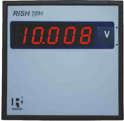 Rish DPM 96x96 A DC-420-24, 96x96mm DC Ammeter, Panel Mount, 4-20mADC Input, 24VDC Aux Supply, 4.1 Digit 0-19999 range