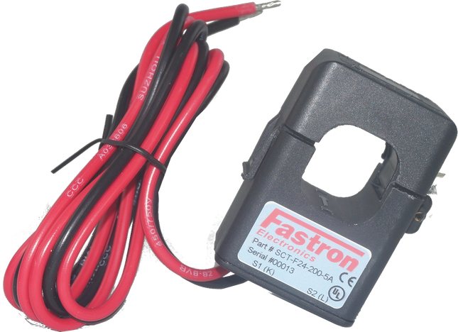 FAT300D10, AC Current Transducer, 300Amp Measurement, 24mm Split Core, 0-10V Average RMS Output, Accuracy = 1%, 500mm Cable Length