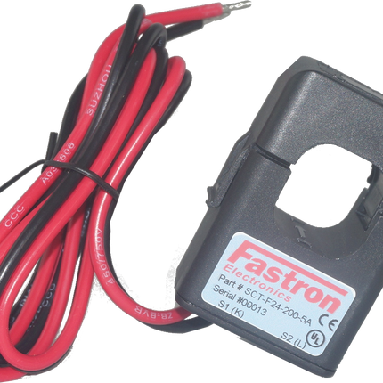 FAT250D10T, AC Current Transducer, 250Amp Measurement, 24mm Split Core, 0-10V Average RMS Output, Accuracy = 1%, 500mm Cable Length