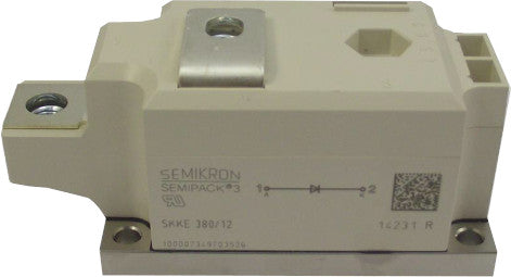 SKKE 380/16, 380 Amp, 1600V, Single Diode Module, 50mm Package
