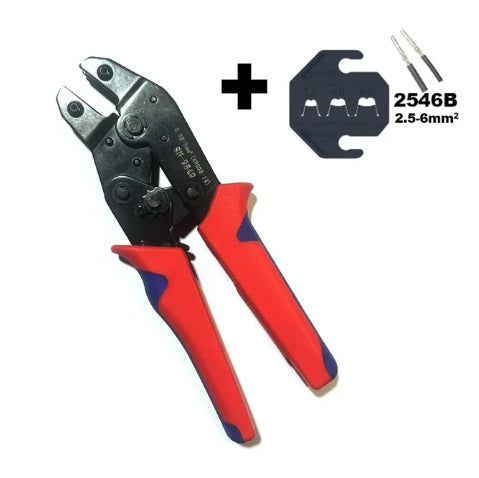 SN2546B, Crimp Tool/Pliers with SN2546B Jaw, Dupont Crimper 2.54/4.0/6.0 mm for EPS, Ferrul, JST, XH, Molex Connectors