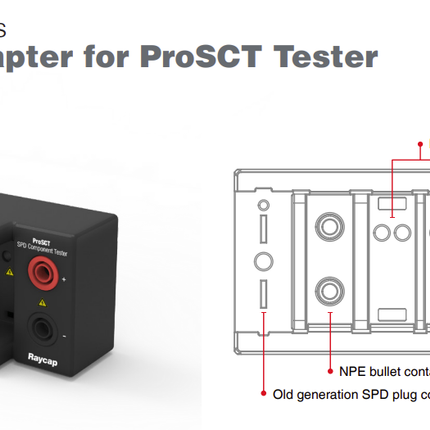 G29-00-159-ProSCT, Portable DC SPD Tester, 1500VDC,  0.1 - 1mA test current, Integrated battery with up to two years lifetime, TFT Touch screen. For DC Testing of MOV, GDT, TVS  with LOG Mode, Auto Detect, Date of Event