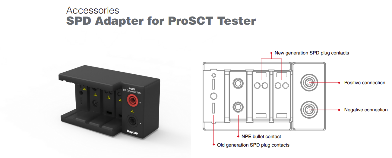G29-00-159-ProSCT, Portable DC SPD Tester, 1500VDC,  0.1 - 1mA test current, Integrated battery with up to two years lifetime, TFT Touch screen. For DC Testing of MOV, GDT, TVS  with LOG Mode, Auto Detect, Date of Event