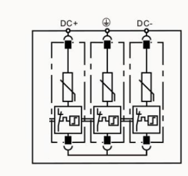 SPD1-DC/3-1000/40, 1000VDC Surge Protection Device for Photovoltaic Systems, Type 2 40kA