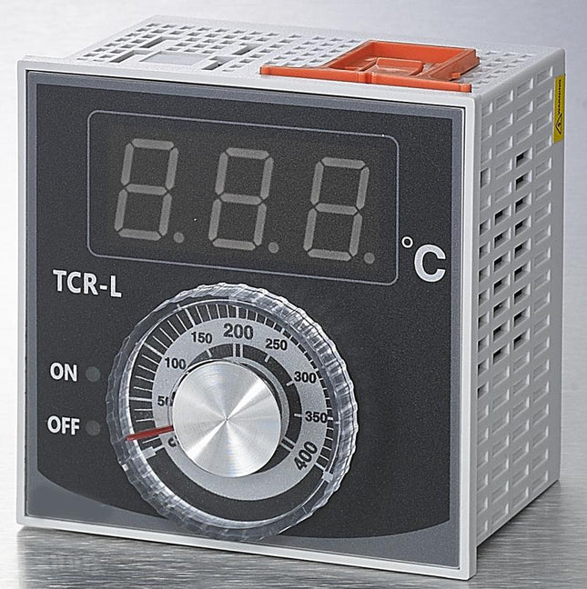 TCR-L-3-PT HEATING Temperature Controller, Analogue Dial, 96x96mm 230VAC, C/O Relay output, PT100 RTD Input, 0-400 Deg C