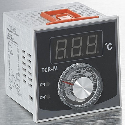 TCR-M-3-PT HEATING Temperature Controller, Analogue Dial, 72x72mm 230VAC, C/O Relay output, PT100 RTD Input, 0-400 Deg C