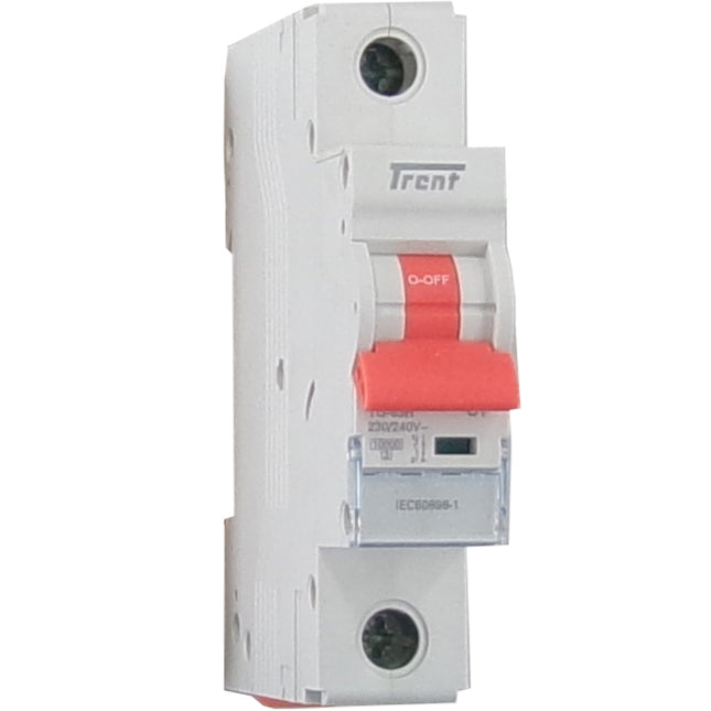 TG-63H 1P/63/C/10kA, 1 Pole Miniature Circuit Breaker C Curve 63 Amp, 10kA, 400VAC