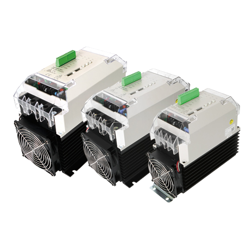 TPR-3SL040H-F, SCR Phase/Burst Controller Fan Cooled, 400VAC 3 Wire (400V L-L, 230V L-N), 3 Phase, 0-5V/4-20/0-20mA/POT Input, with In built Fuses, 32 Amps per Phase @ 50 Deg C