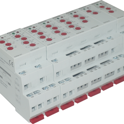 FRW8-01, Temperature Control Relay, Heat/Cool, 24 - 240VAC/DC, Din Rail Mount, 1 x SPST 16 Amp Relay, Includes PTC Probe for -15 to 45 Deg C Range