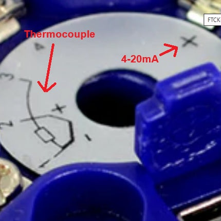 FTCK-Transmitter-0-200-420-24, Type K , 4-20mA Transmitter, 0 to 200 Deg C, 24VDC Supply