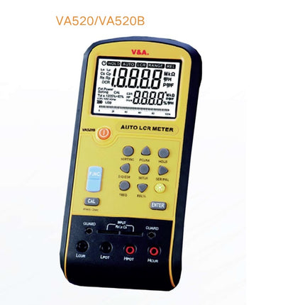 VA520B, LCR Meter with USB Interface, LCR, Phase Angle, Q factor, Free Software Included