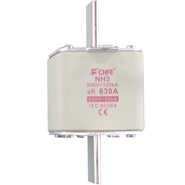 aR Fuse NH3 500V 450A, Semiconductor Type aR Fuse, 450 Amp, 120kA, 500VAC, NH3, 150 x 85 x 68mm