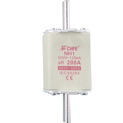 aR Fuse NH1 500V 250A, Semiconductor Type aR Fuse, 250 Amp, 120kA, 500VAC, NH1, 150 x 46 x 29.5mm