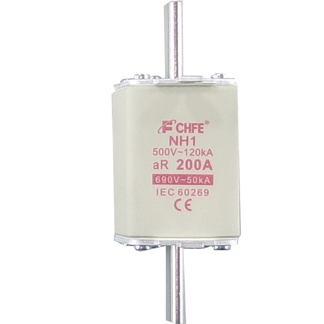 aR Fuse NH1 500V 250A, Semiconductor Type aR Fuse, 250 Amp, 120kA, 500VAC, NH1, 150 x 46 x 29.5mm