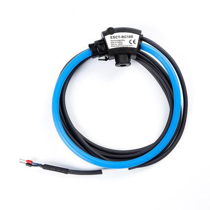 ESCT-RC150-3000A, Rogowski Coil, 150mm Diameter, 85mV/kA Rated for 3000 Amp Recommended, 3 Meter Cable length