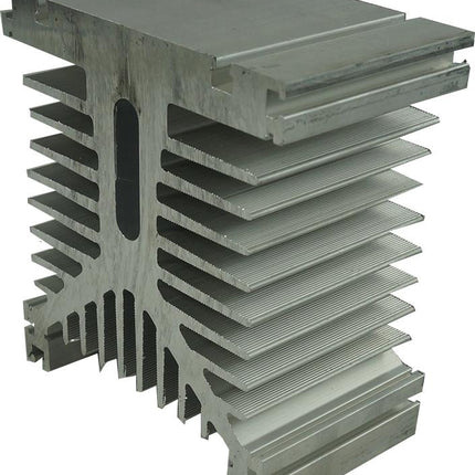 H31/350M Heatsink, Profile 136mm x 125mm x 350mm, Milled Finish