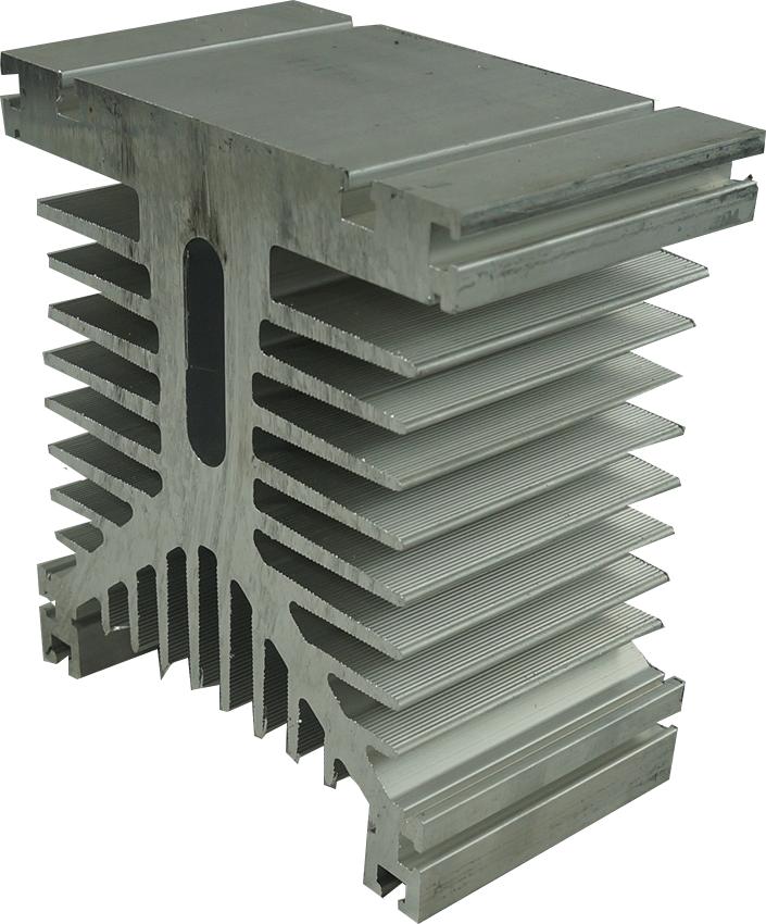 H31/350M Heatsink, Profile 136mm x 125mm x 350mm, Milled Finish