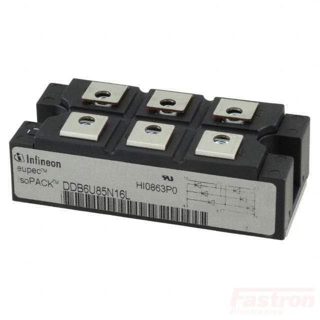 MDQ150-16-221H5, 3 Phase Diode Rectifier Bridge, 145 Amp, 1600V, 42 x 94mm Package
