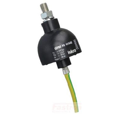 ISPRO AQ 40/440, Class II / Type 2 / A Surge Protection Device (SPD) 40kA, 440VAC, Stud Mount with PE Wire, for indirect lightning strikes
