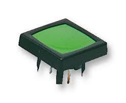 1241.1100.7095 MCS switch 18mm Square Panel Mount Green-Momentary Switch-Schurter-Fastron Electronics Store