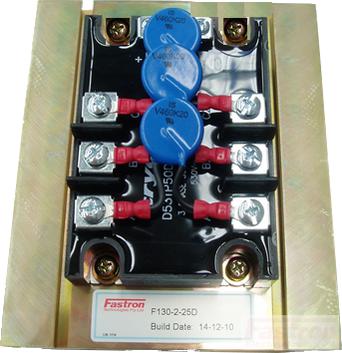 F130 Series Panel Mount 3 Phase Solid State Contactors, 70-533VAC Switching, 90-280VAC or 4-32VDC Control SSR Style Modules-Solid State Contactor-Fastron Electronics-Fastron Electronics Store