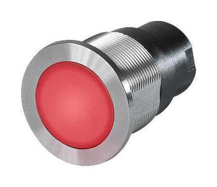 3-101-398 CPS, 19mm Capacitive Touch Sensor as Momentary Switch Metal/Ceramic Full button Illumination , SPST 100mA @ 42VAC/60VDC , 5-28VDC Illumination-Disconnect Switch-Schurter-Fastron Electronics Store