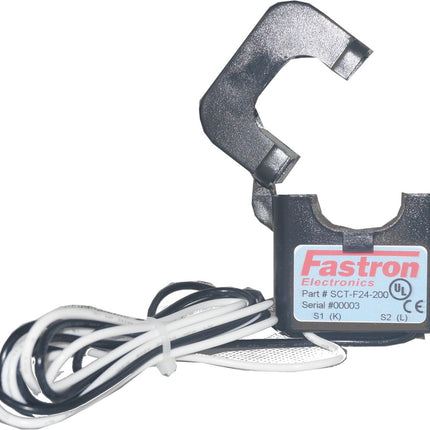 SCT-F24-100-0.2V, 200mV, 100Amp Measurement Class 1 Split Core CT's for Power Quality Analysers 2mV/Amp-Split Core AC Current Transformer-Fastron Electronics-Fastron Electronics Store