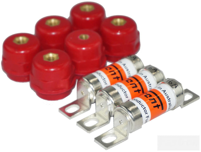 FK-3-30, aR Type Fuse Kit for 20-30 Amp F330, F430, F431 Three Phase Power Controller or VSD Drives-Semiconductor aR Type Fuse Kit-Trent-Fastron Electronics Store
